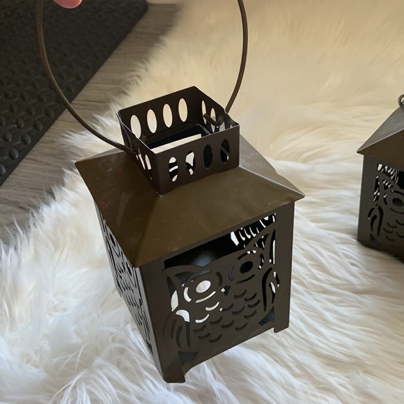 Owl Lanterns Fall Halloween Decor - Picture 3 of 6